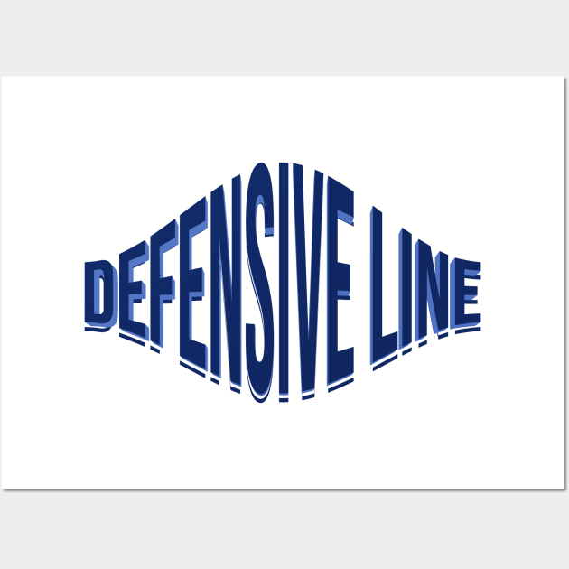 Defensive Line Wall Art by Aloenalone